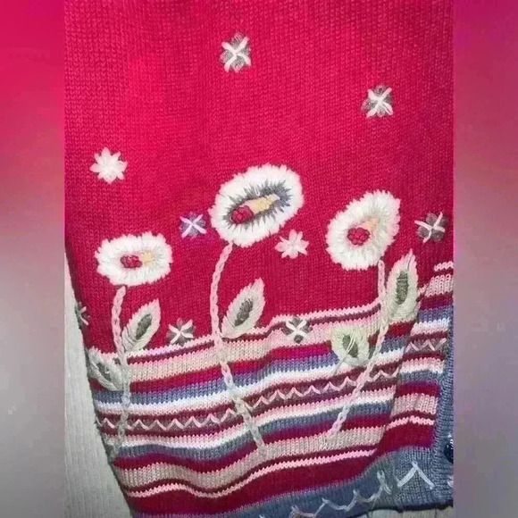 Vintage 1980’s Sweater Vest Size L/XL - Picture 2 of 6